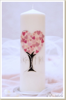 Kerze K&M, rosa, silber, schwarz, Best.Nr. 302, 25x7cm, 37,- Kerze K&M, rosa, silber, schwarz, Best.Nr. 302, 25x7cm, 37,-